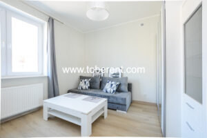 Mieszkanie Gdańsk Siedlce na wynajem sypialnia z sofą