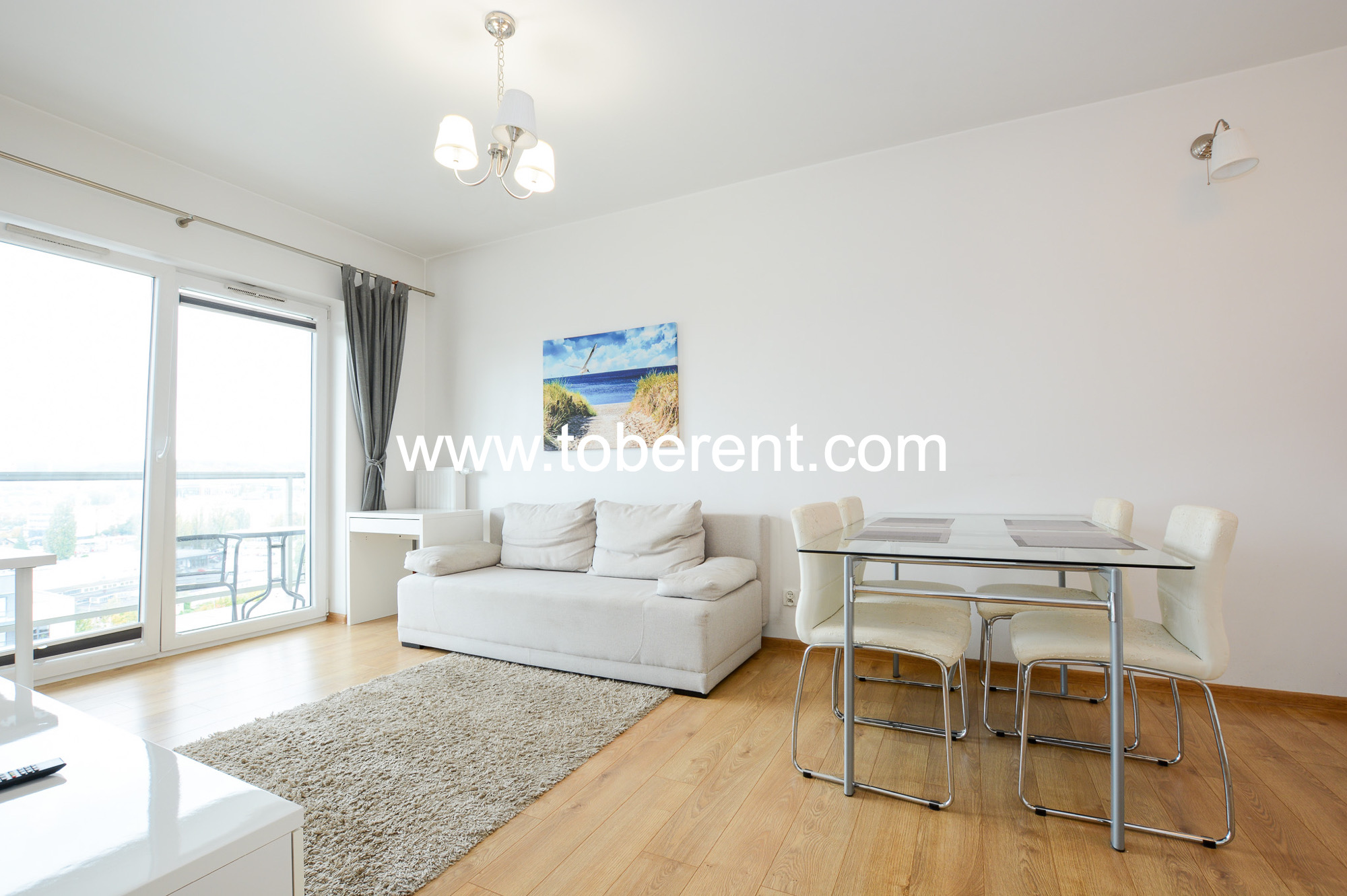 1 bedroom 1 bathroom in Gdansk Przymorze Albatross Towers for rent