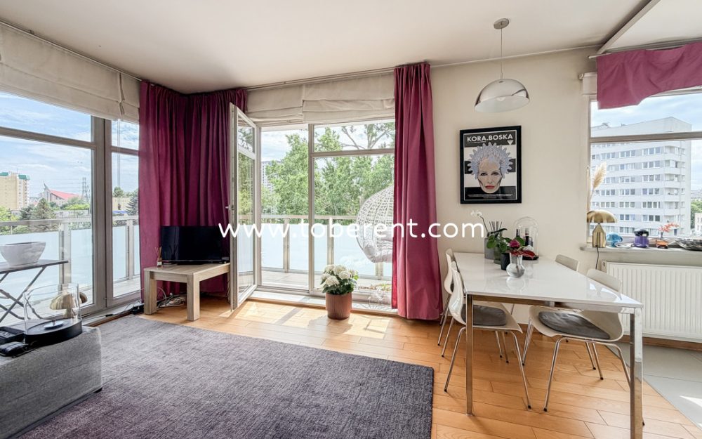 Na wynajem 2-pokojowy apartament z narożnym tarasem | Rezydencja Marina | Gdańsk Przymorze